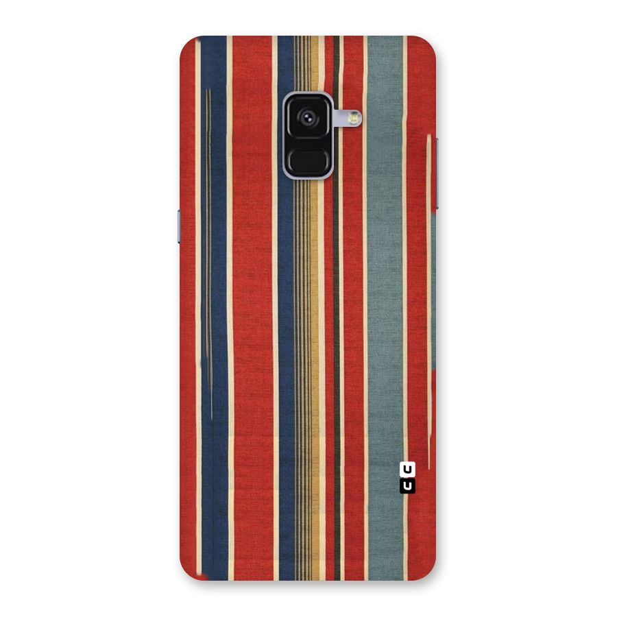 Vintage Disort Stripes Back Case for Galaxy A8 Plus