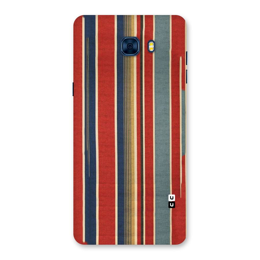 Vintage Disort Stripes Back Case for Galaxy C7 Pro