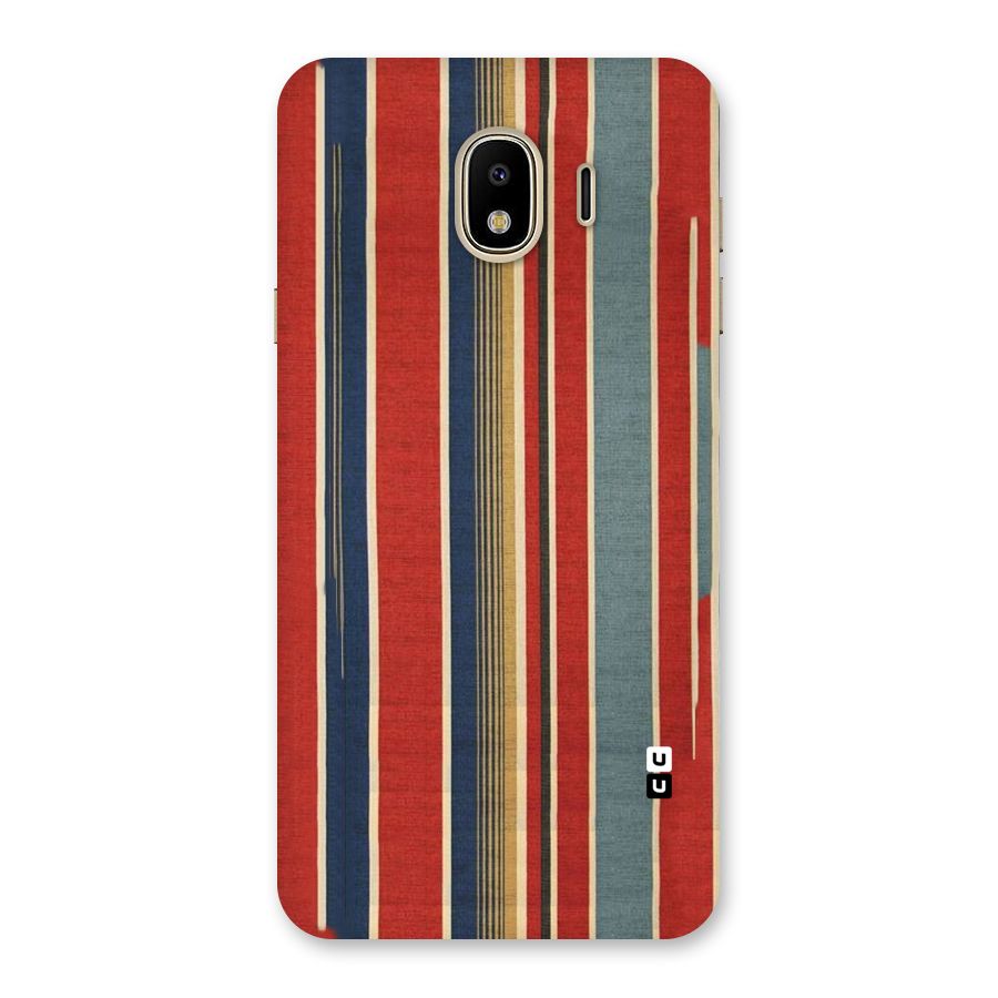 Vintage Disort Stripes Back Case for Galaxy J4