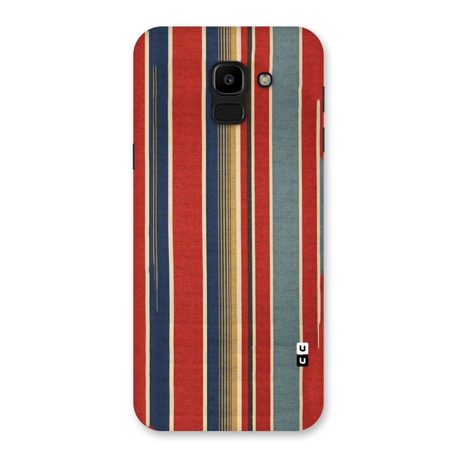 Vintage Disort Stripes Back Case for Galaxy J6