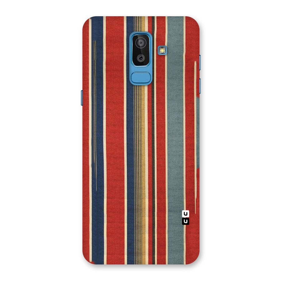 Vintage Disort Stripes Back Case for Galaxy J8