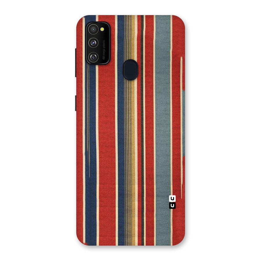Vintage Disort Stripes Back Case for Galaxy M30s