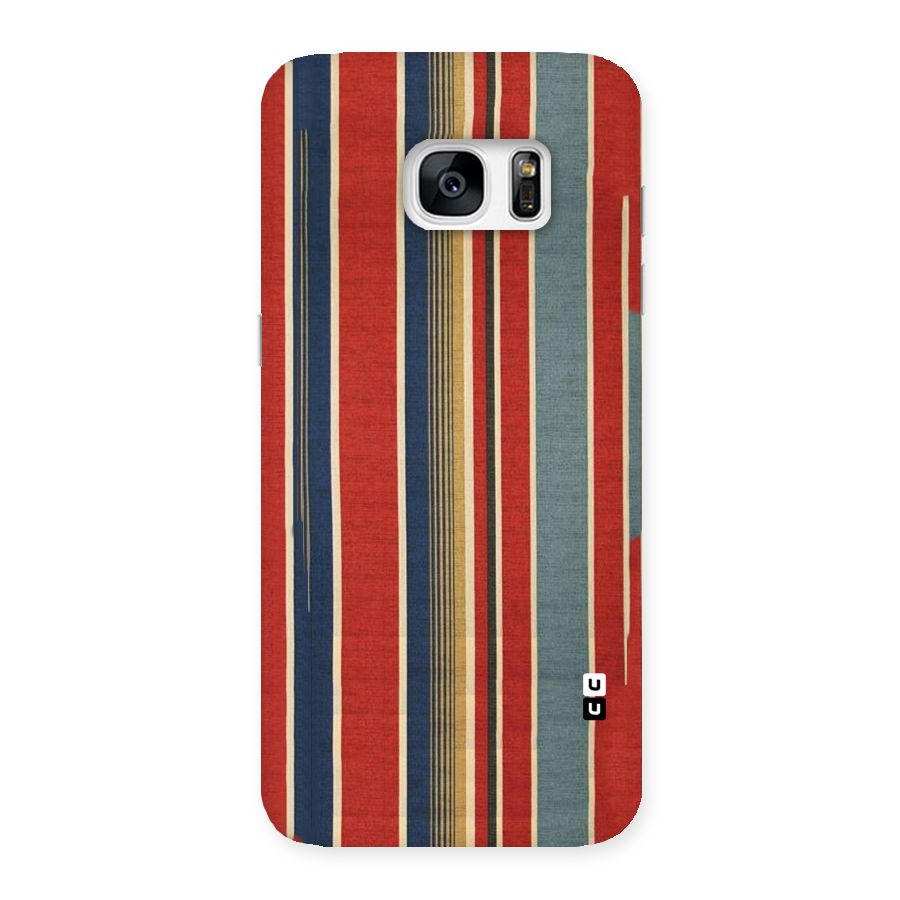 Vintage Disort Stripes Back Case for Galaxy S7 Edge