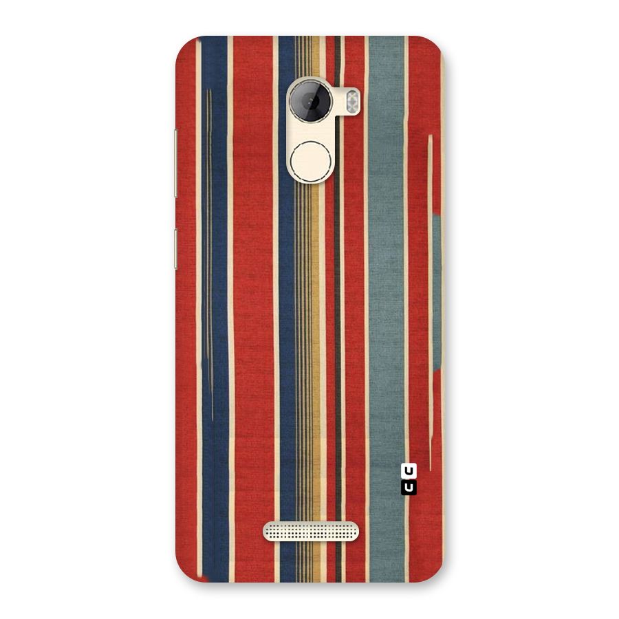 Vintage Disort Stripes Back Case for Gionee A1 LIte