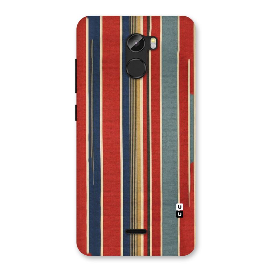 Vintage Disort Stripes Back Case for Gionee X1