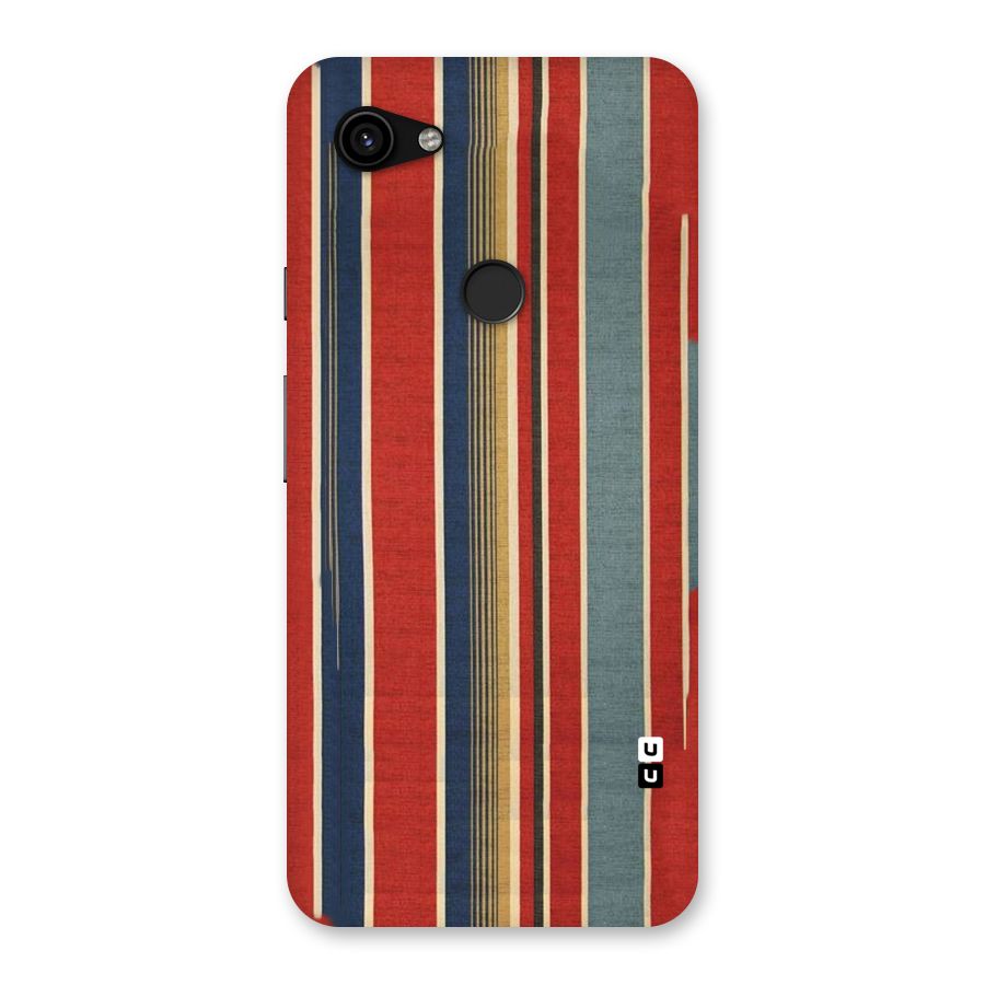 Vintage Disort Stripes Back Case for Google Pixel 3a XL
