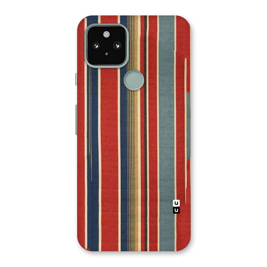 Vintage Disort Stripes Back Case for Google Pixel 5