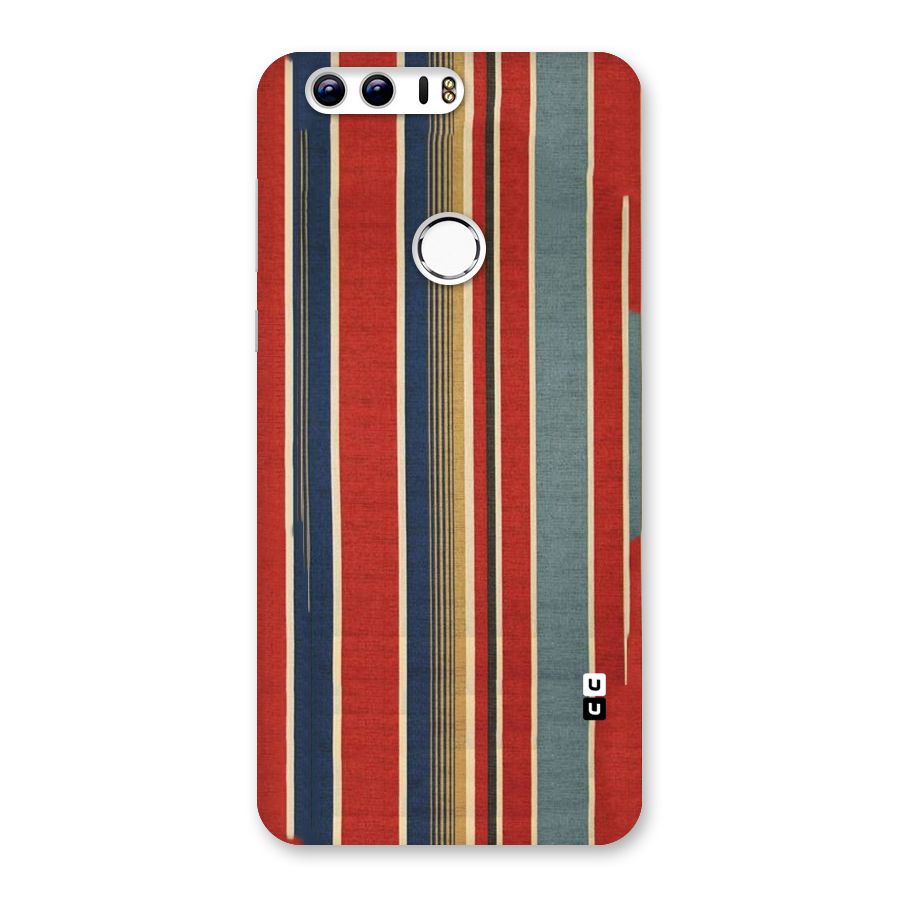 Vintage Disort Stripes Back Case for Honor 8