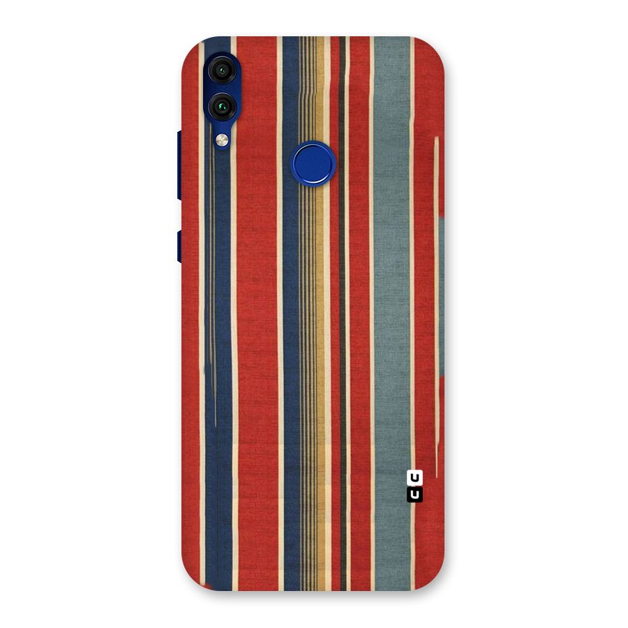 Vintage Disort Stripes Back Case for Honor 8C