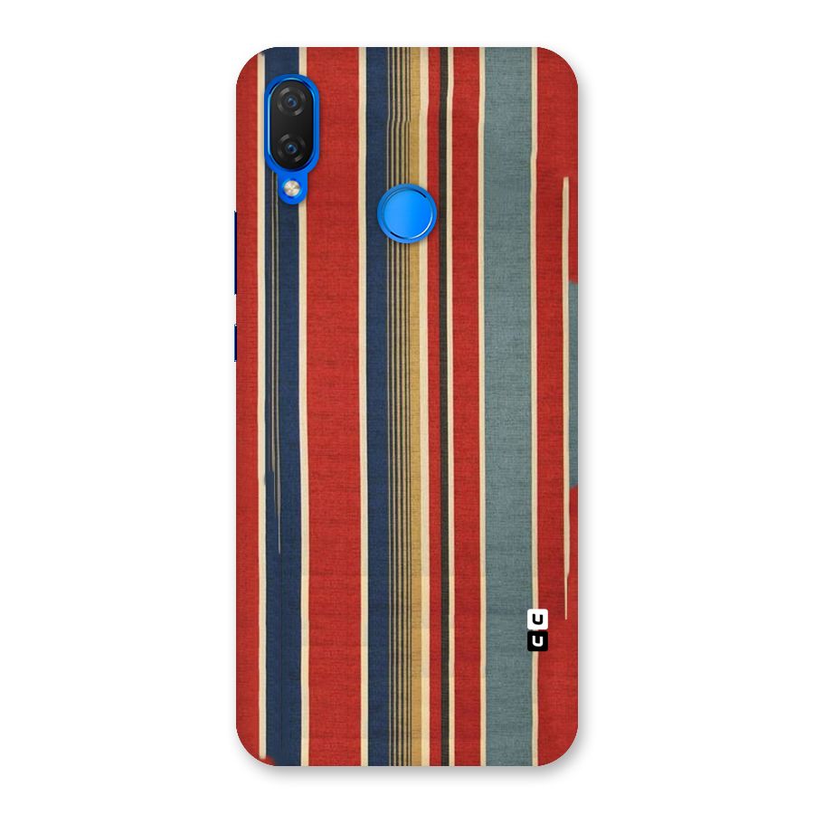 Vintage Disort Stripes Back Case for Huawei P Smart+