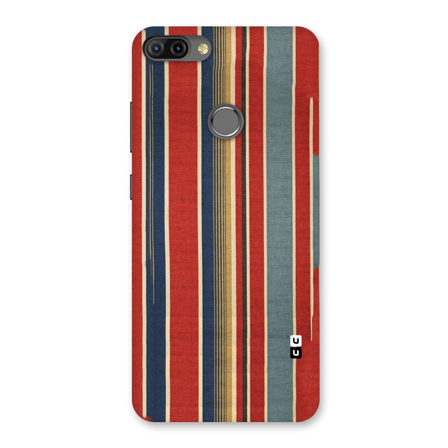 Vintage Disort Stripes Back Case for Infinix Hot 6 Pro