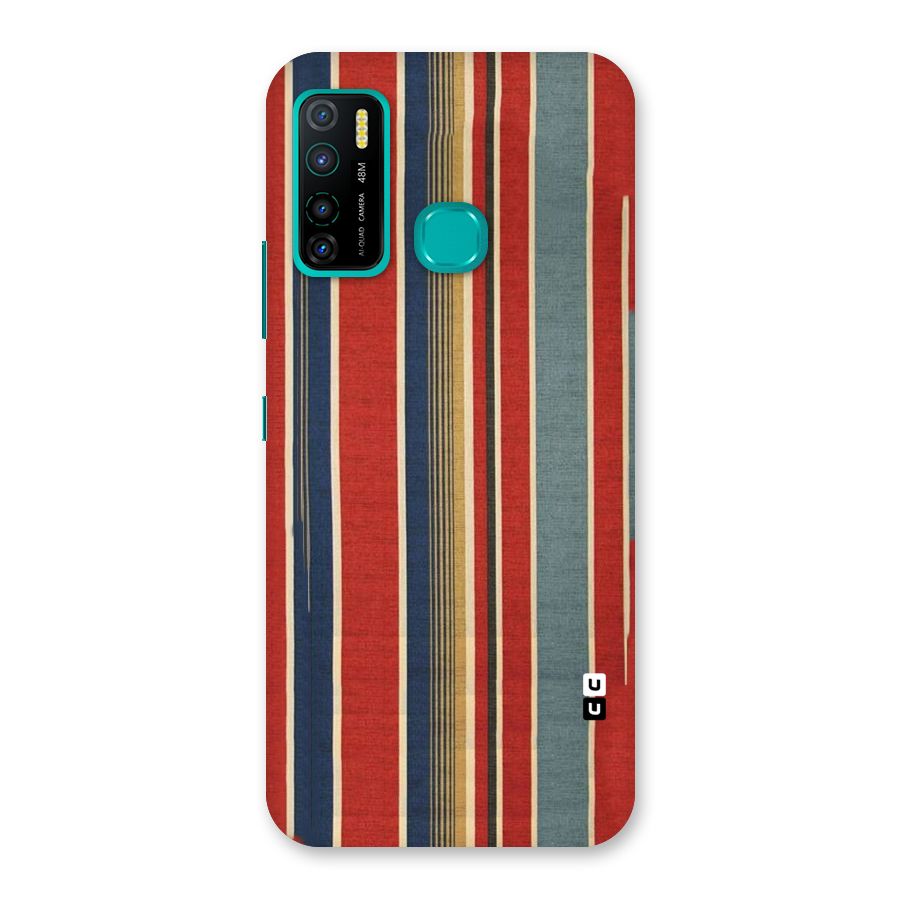 Vintage Disort Stripes Back Case for Infinix Hot 9 Pro