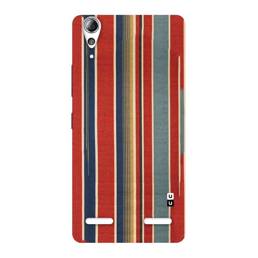 Vintage Disort Stripes Back Case for Lenovo A6000 Plus