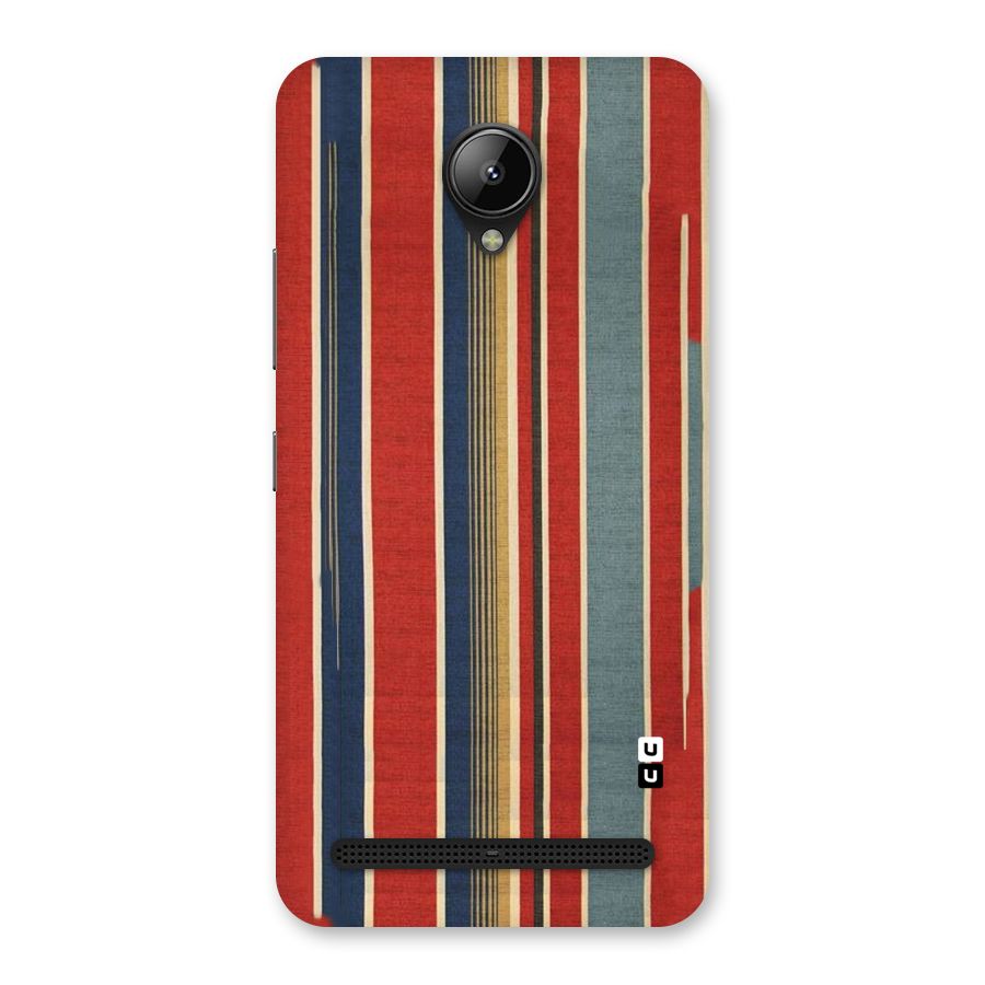 Vintage Disort Stripes Back Case for Lenovo C2