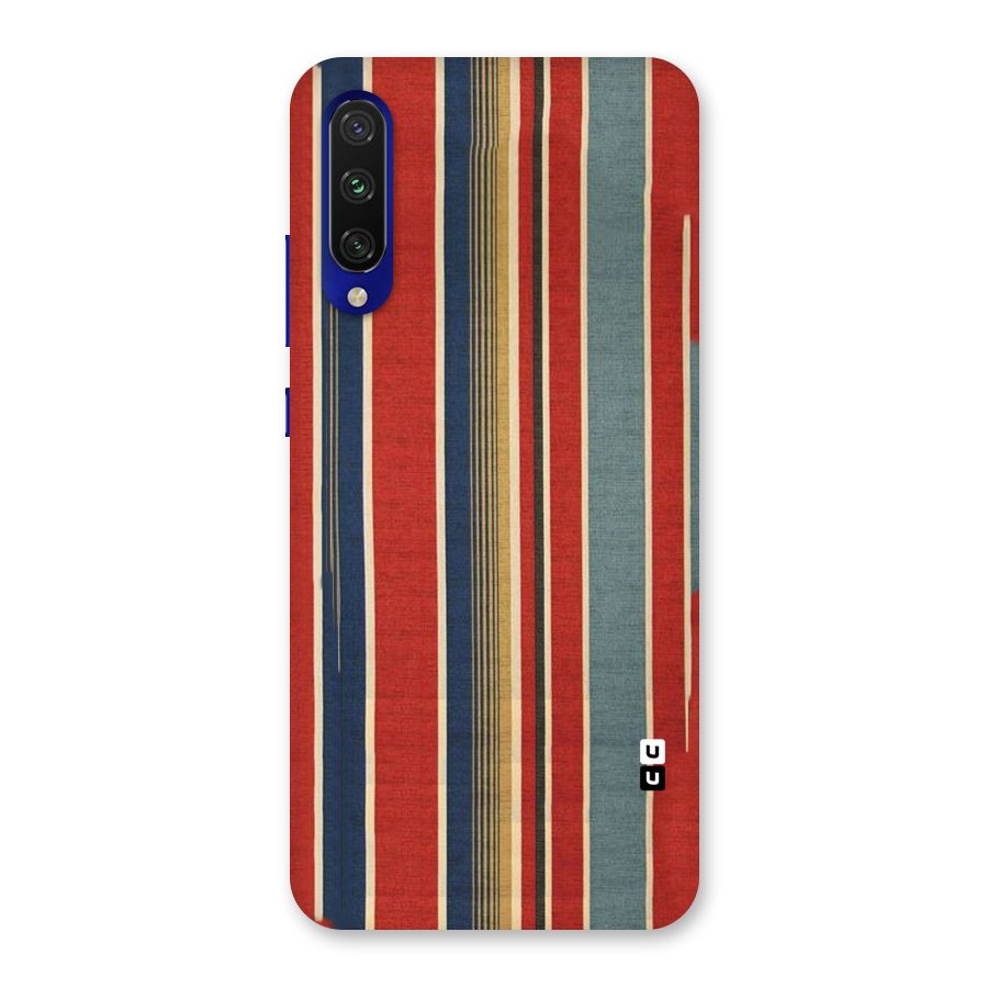 Vintage Disort Stripes Back Case for Mi A3