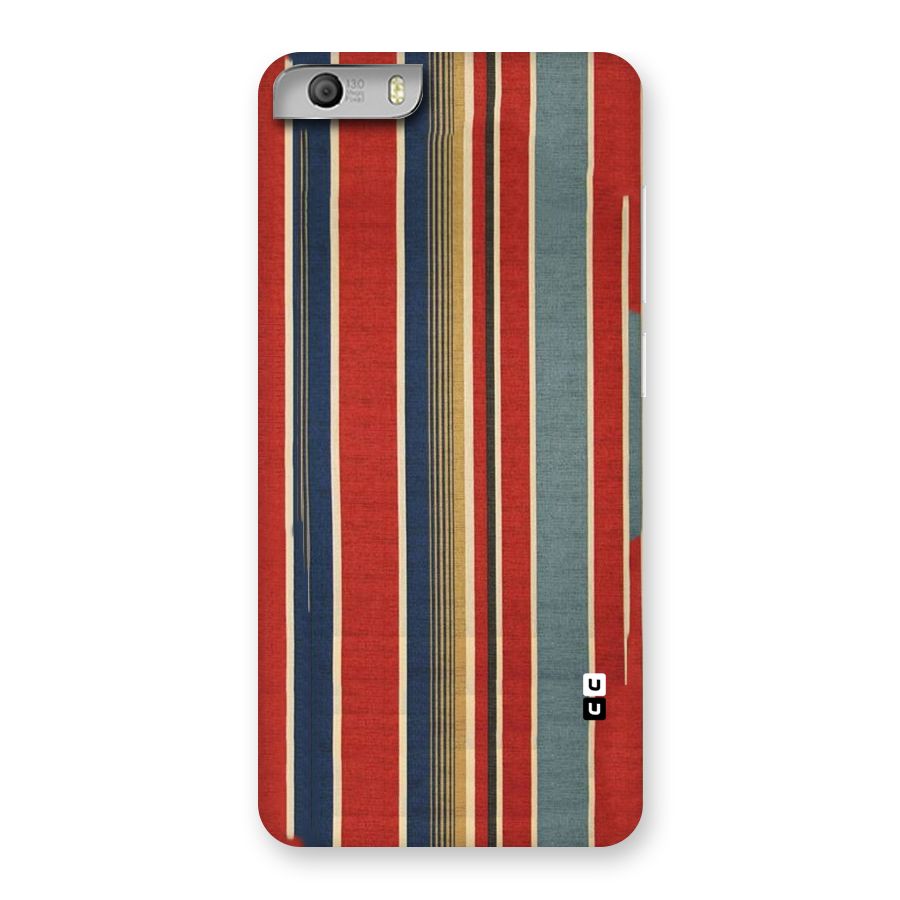 Vintage Disort Stripes Back Case for Micromax Canvas Knight 2