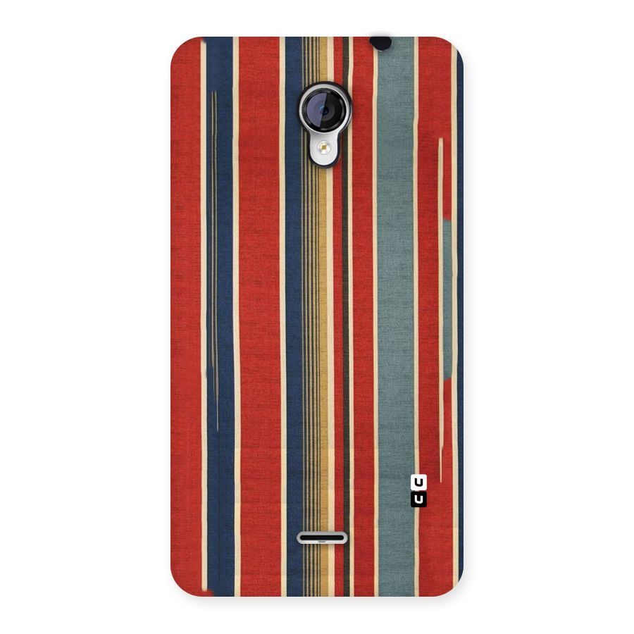 Vintage Disort Stripes Back Case for Micromax Unite 2 A106