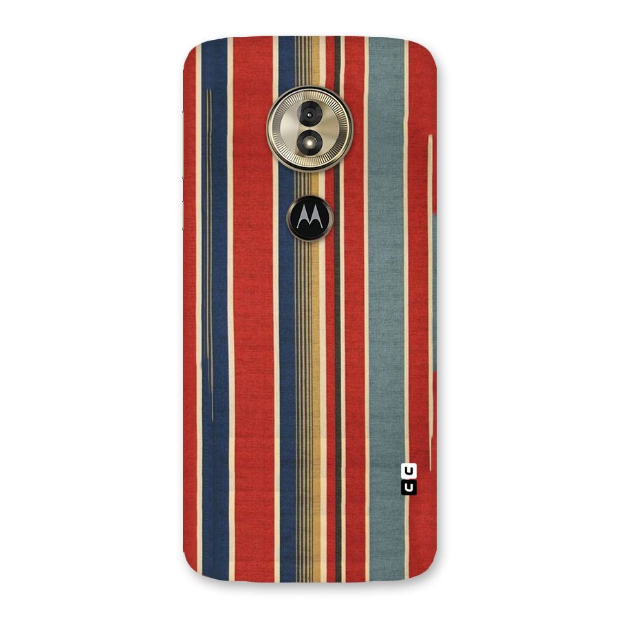 Vintage Disort Stripes Back Case for Moto G6 Play