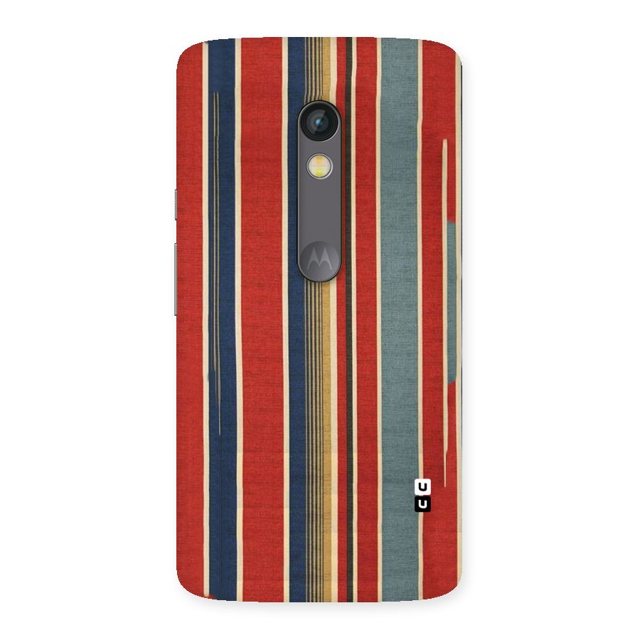 Vintage Disort Stripes Back Case for Moto X Play