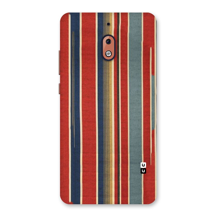 Vintage Disort Stripes Back Case for Nokia 2.1