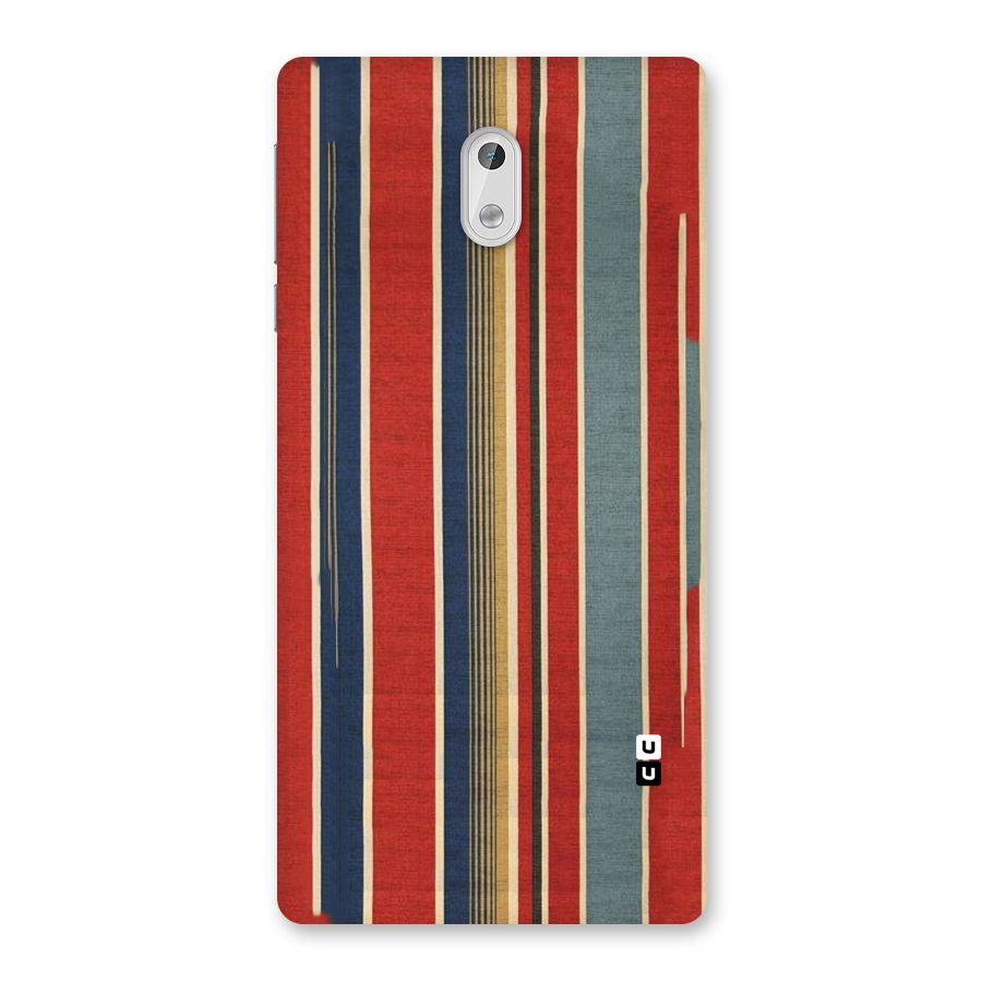 Vintage Disort Stripes Back Case for Nokia 3