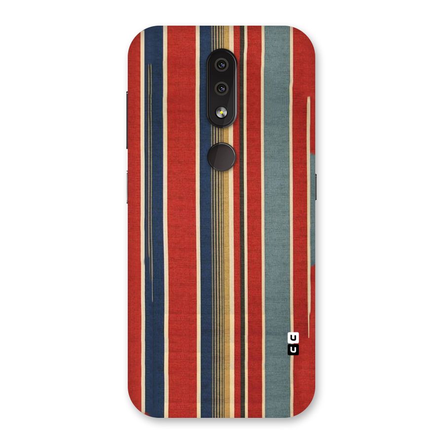 Vintage Disort Stripes Back Case for Nokia 4.2