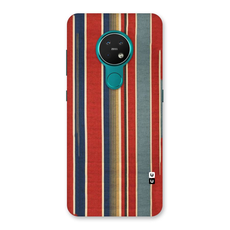 Vintage Disort Stripes Back Case for Nokia 7.2