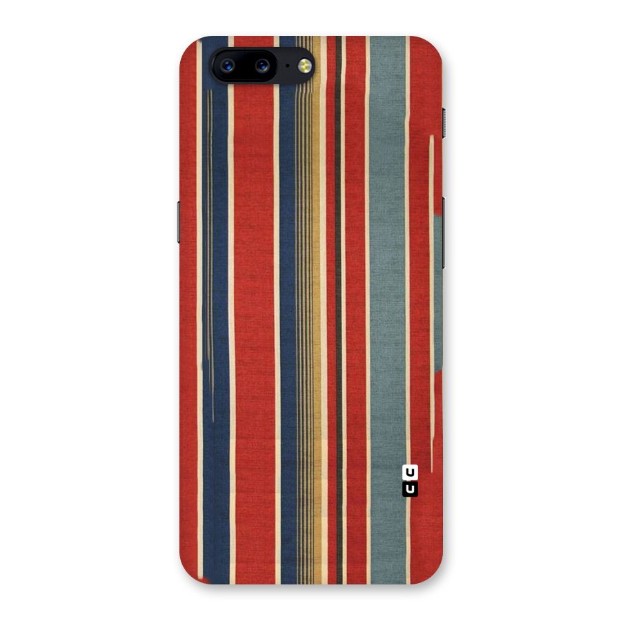 Vintage Disort Stripes Back Case for OnePlus 5