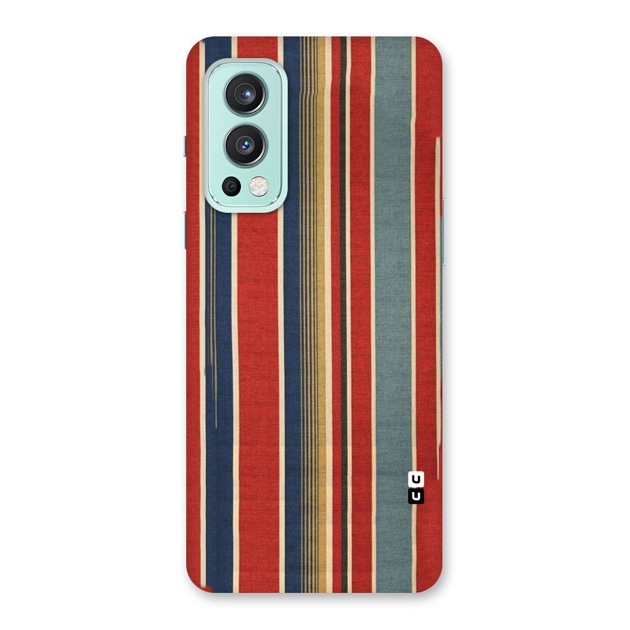 Vintage Disort Stripes Back Case for OnePlus Nord 2 5G