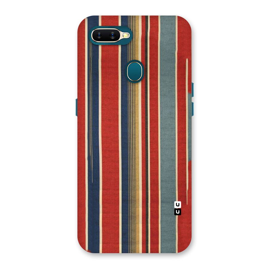 Vintage Disort Stripes Back Case for Oppo A11k