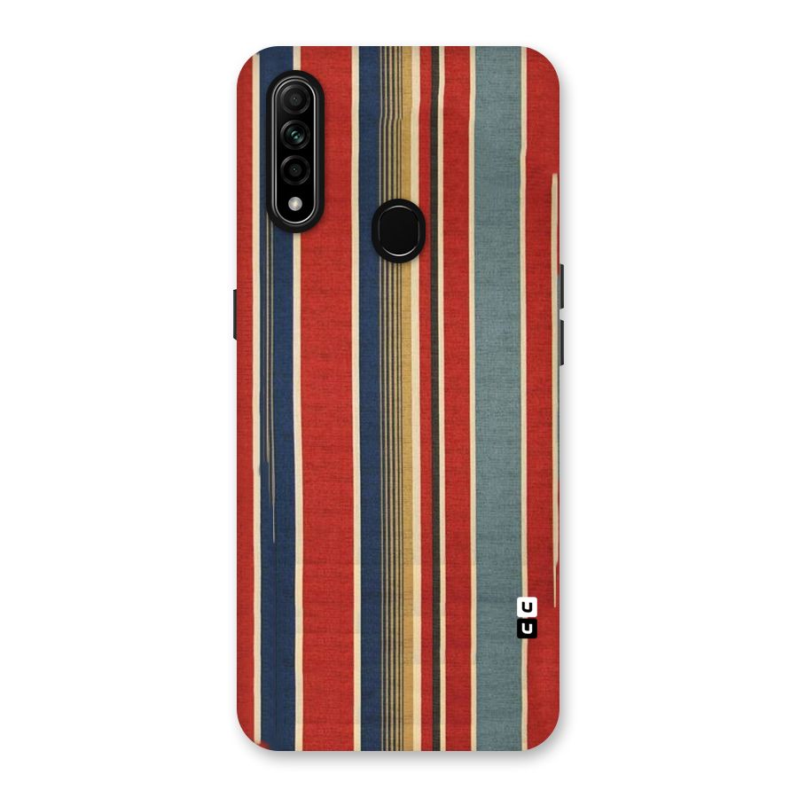 Vintage Disort Stripes Back Case for Oppo A31