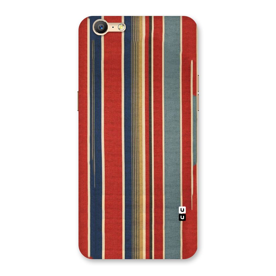 Vintage Disort Stripes Back Case for Oppo A57