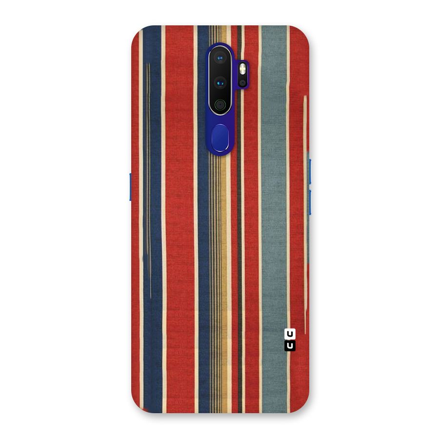 Vintage Disort Stripes Back Case for Oppo A9 (2020)