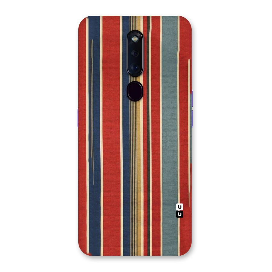 Vintage Disort Stripes Back Case for Oppo F11 Pro