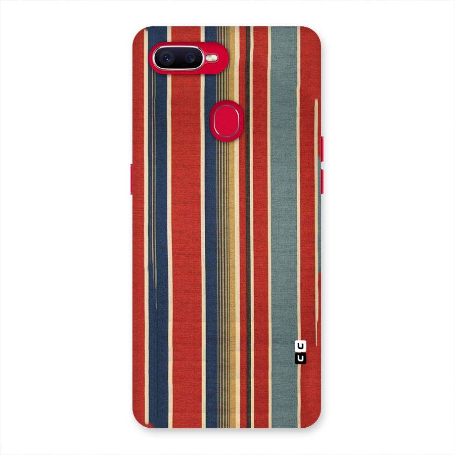 Vintage Disort Stripes Back Case for Oppo F9 Pro