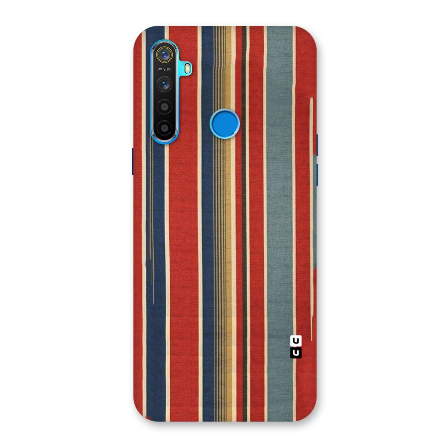 Vintage Disort Stripes Back Case for Realme 5