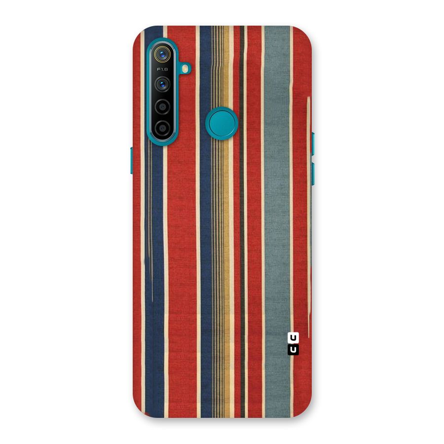 Vintage Disort Stripes Back Case for Realme 5i
