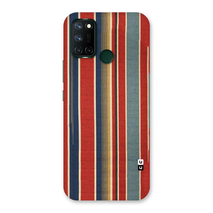 Vintage Disort Stripes Back Case for Realme 7i