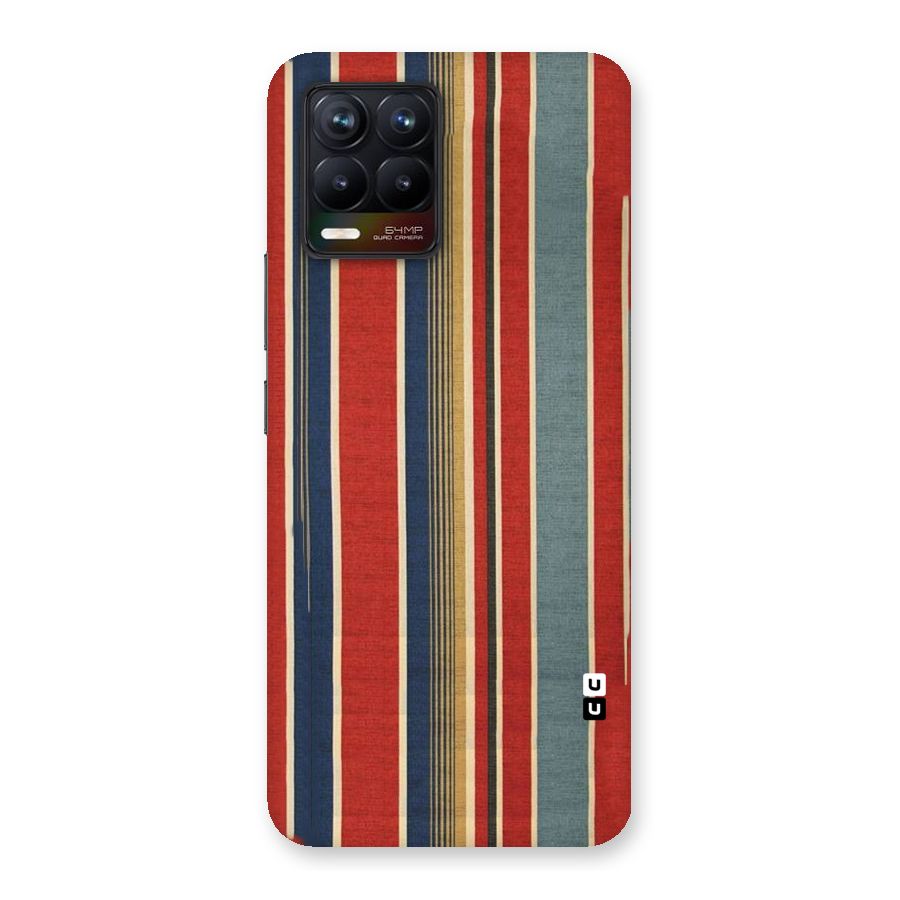 Vintage Disort Stripes Back Case for Realme 8