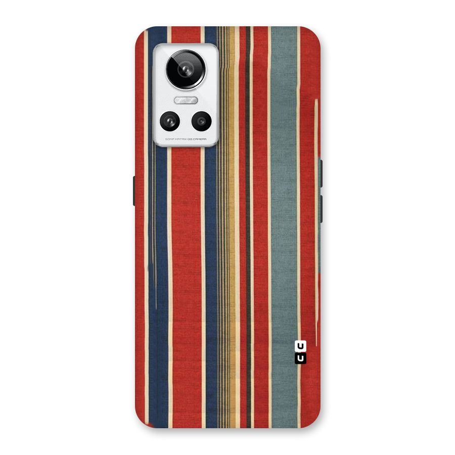 Vintage Disort Stripes Back Case for Realme GT Neo 3