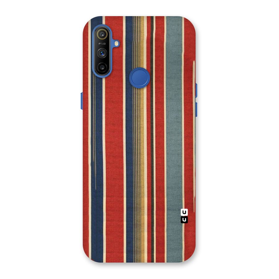 Vintage Disort Stripes Back Case for Realme Narzo 10A