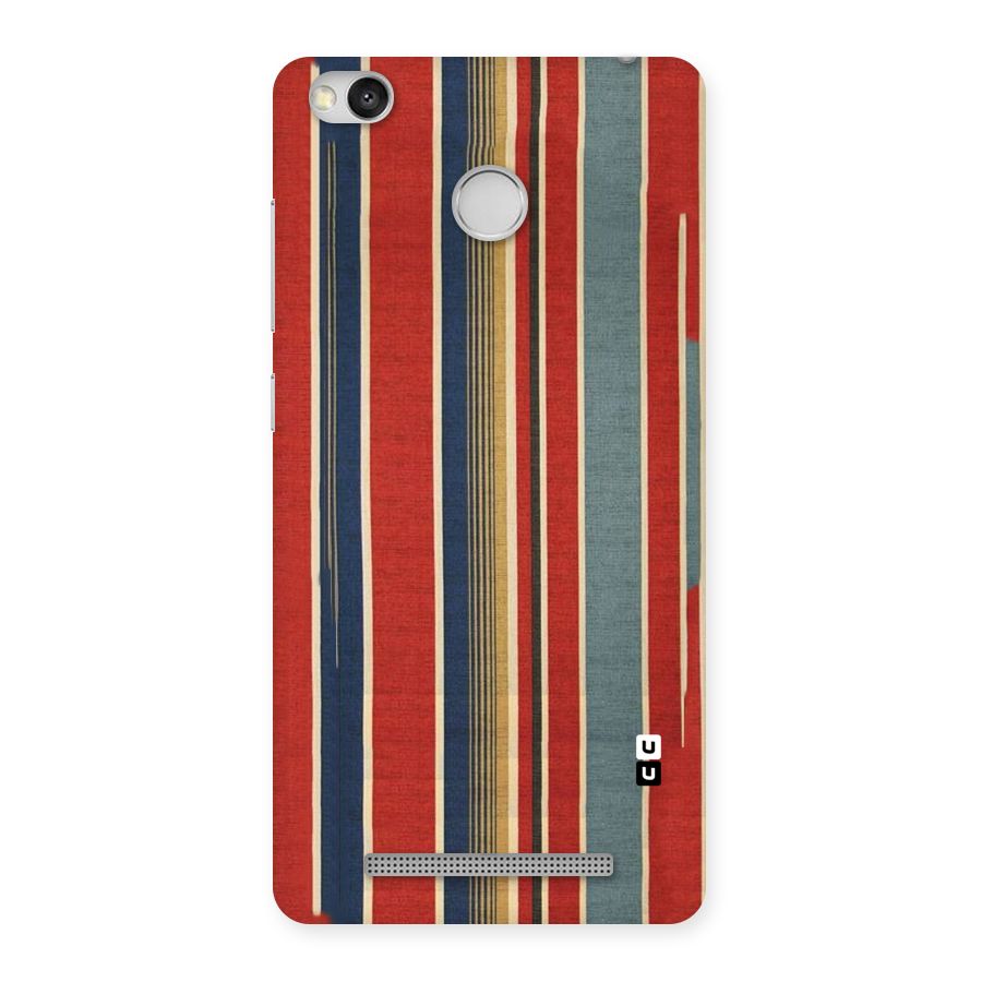 Vintage Disort Stripes Back Case for Redmi 3S Prime