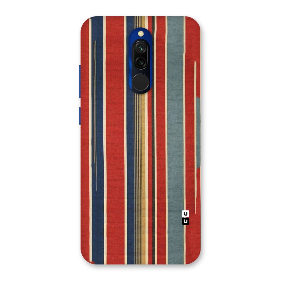 Vintage Disort Stripes Back Case for Redmi 8