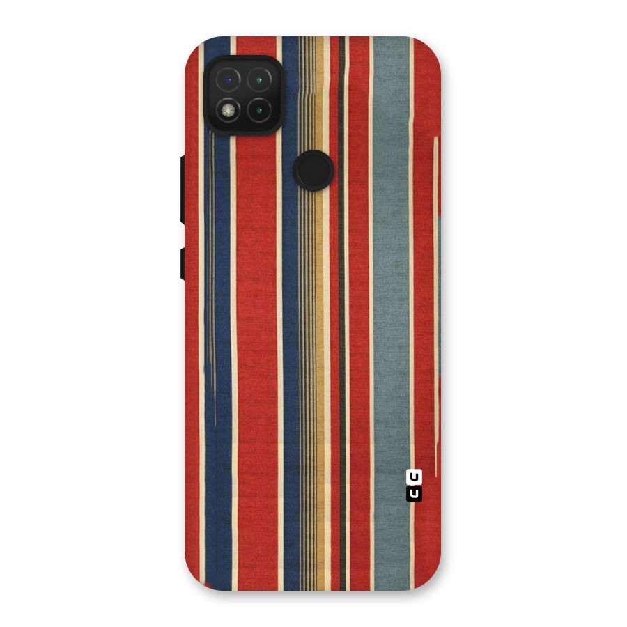 Vintage Disort Stripes Back Case for Redmi 9C