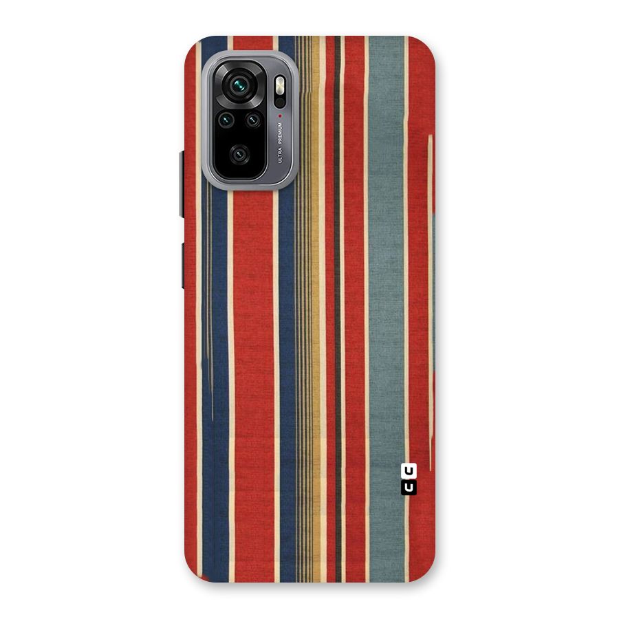 Vintage Disort Stripes Back Case for Redmi Note 10