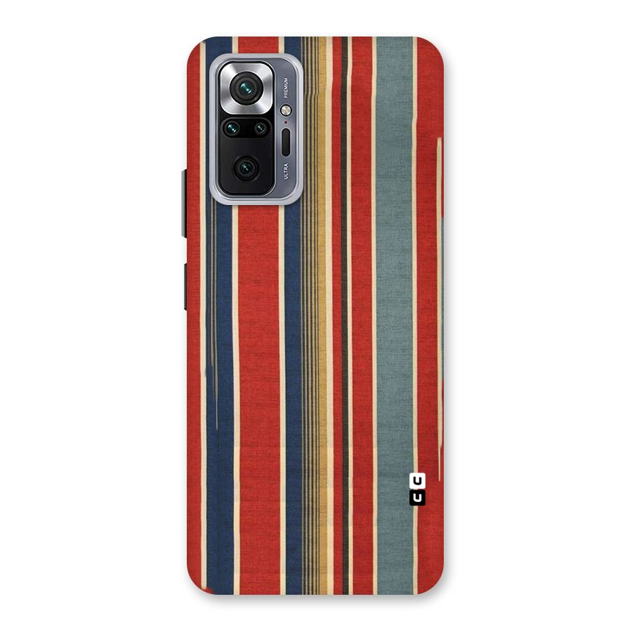 Vintage Disort Stripes Back Case for Redmi Note 10 Pro Max