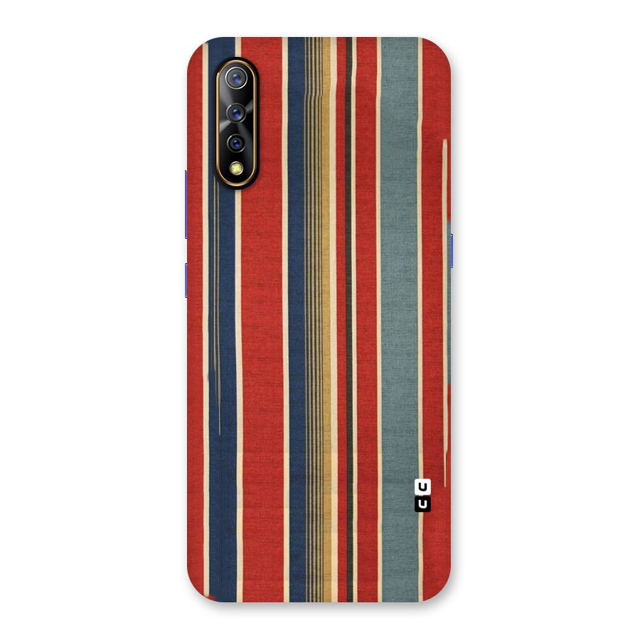 Vintage Disort Stripes Back Case for Vivo S1