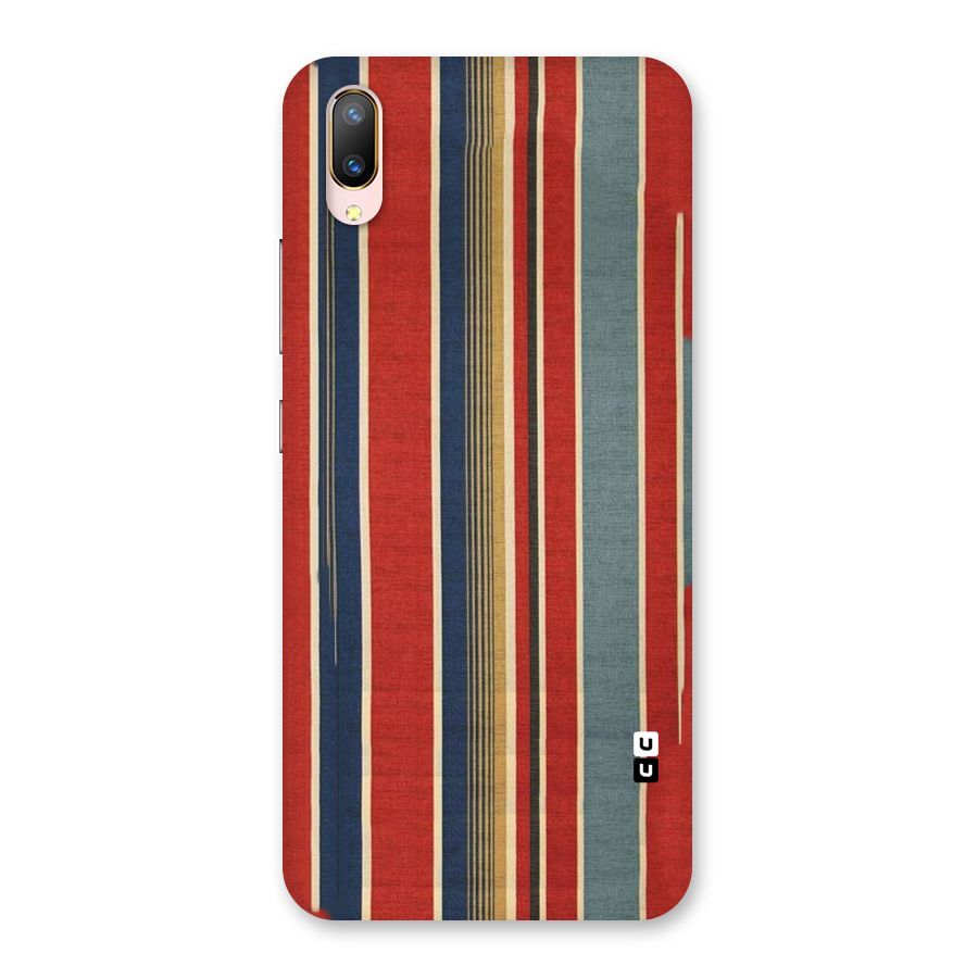 Vintage Disort Stripes Back Case for Vivo V11 Pro