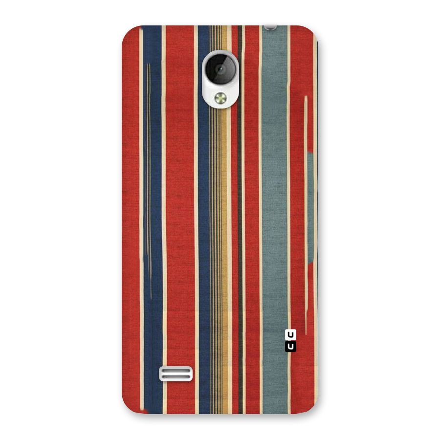 Vintage Disort Stripes Back Case for Vivo Y21