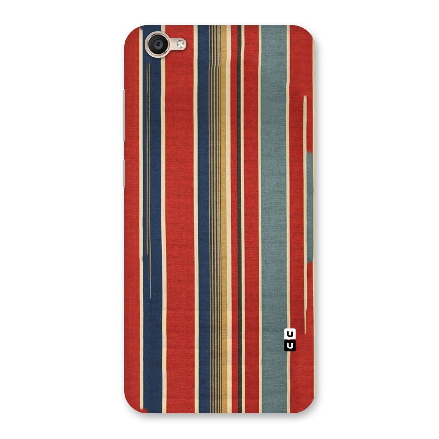 Vintage Disort Stripes Back Case for Vivo Y55L